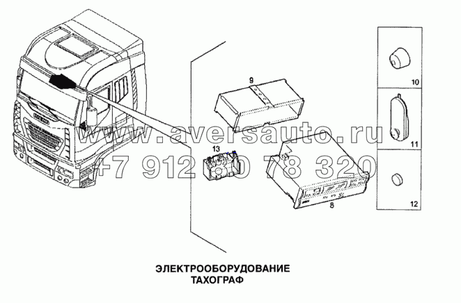 Электрооборудование, тахограф