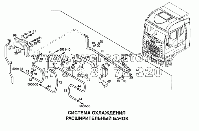 Система охлаждения, расширительный бачок