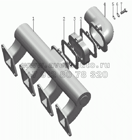 QC490Q(DI)-09000 Intake pipe assembly