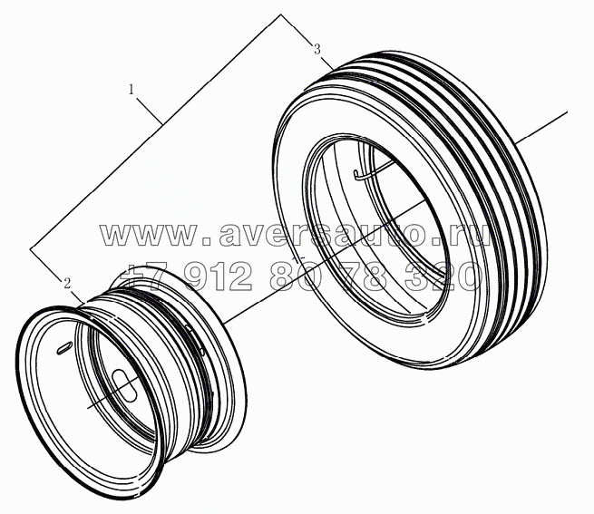 3101D4 Wheel assembly