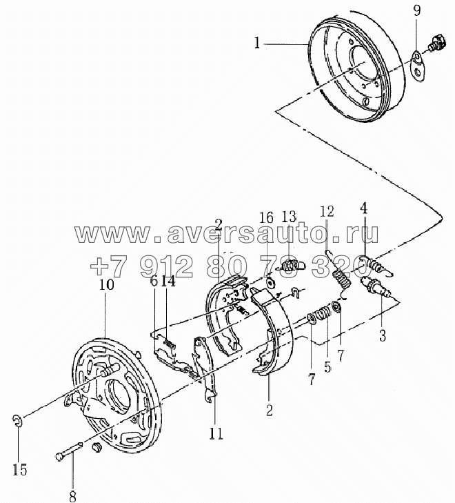 3507Q5 Parking brake