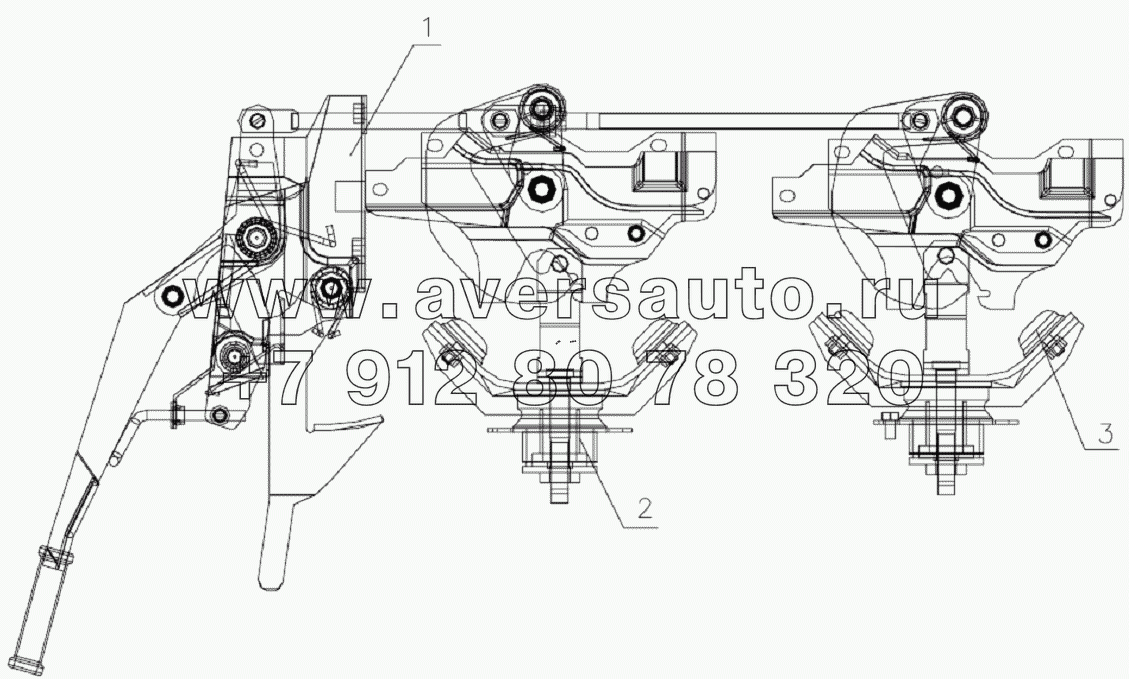5004D0 Cab lock mechanism