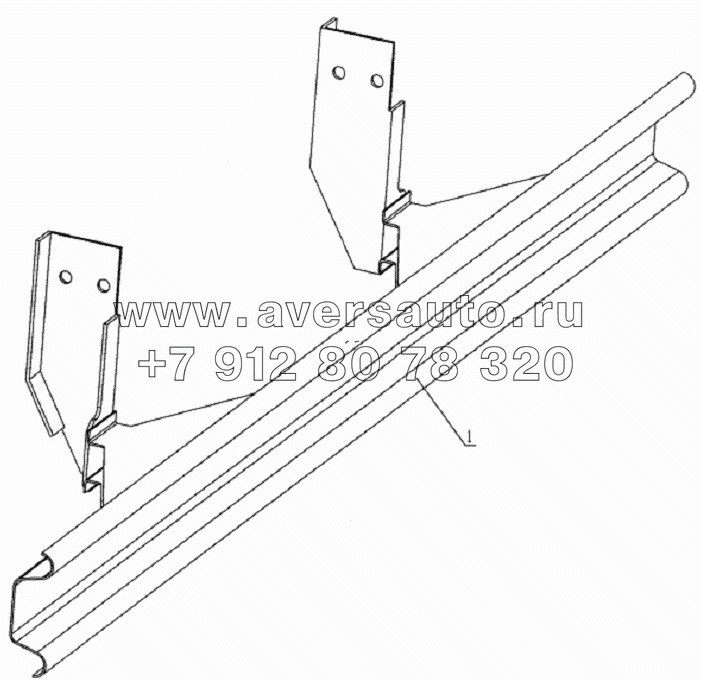 8702B10JC Rear guard bar equipment