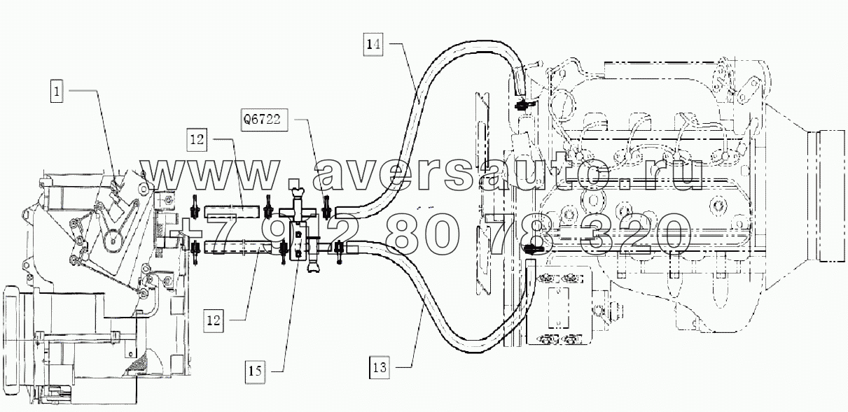 8101D126 Warm air pipe equipment