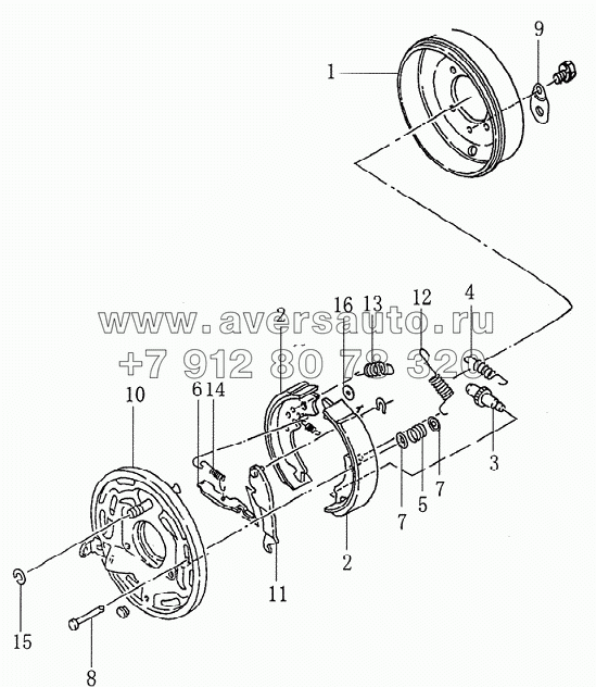 3507Q5 Parking brake