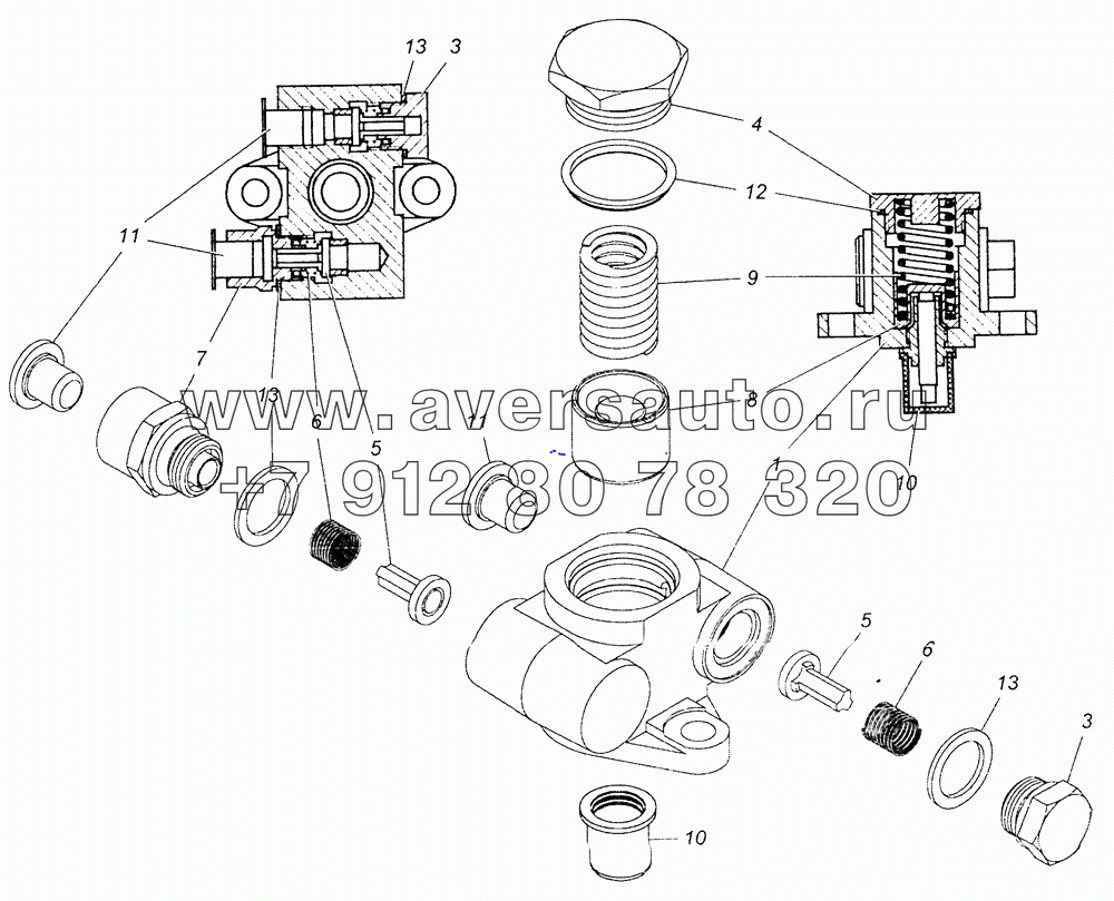 332.1106010 Топливный насос низкого давления в сборе