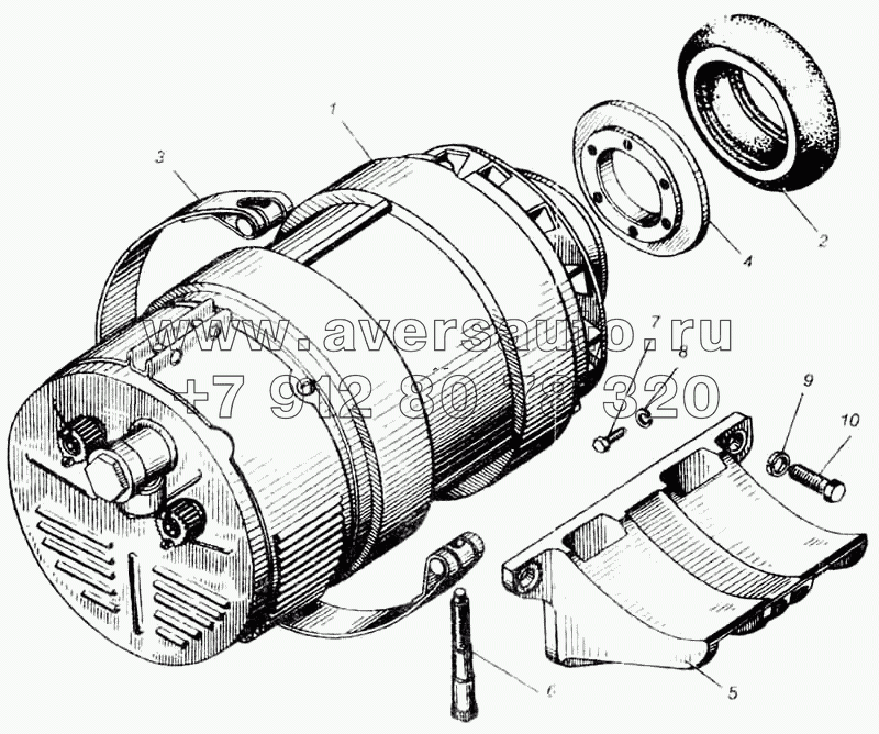 Генератор двигателей ЯМЗ-240, ЯМЗ-240Н, ЯМЗ-240П