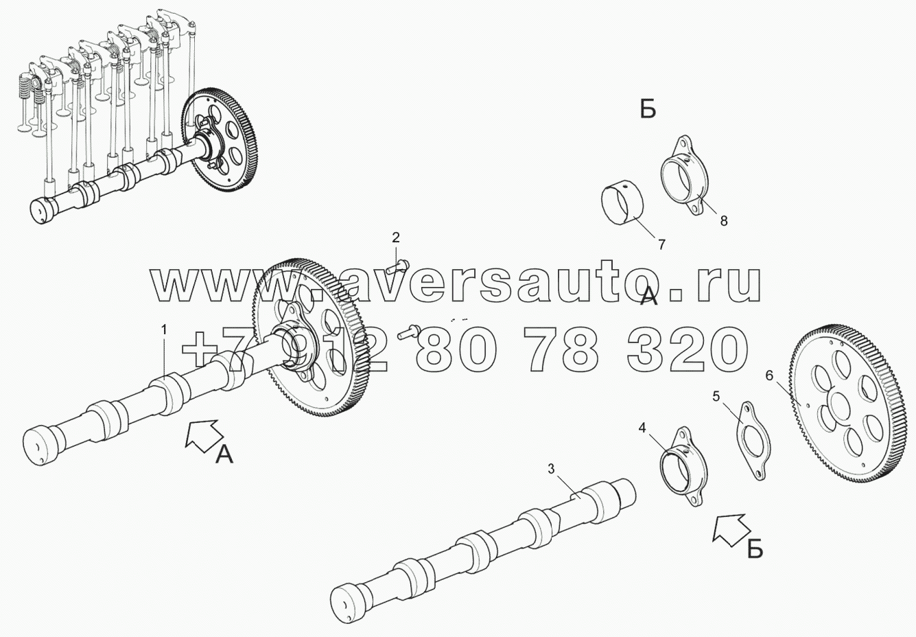 Вал распределительный 5340-30-100600-010