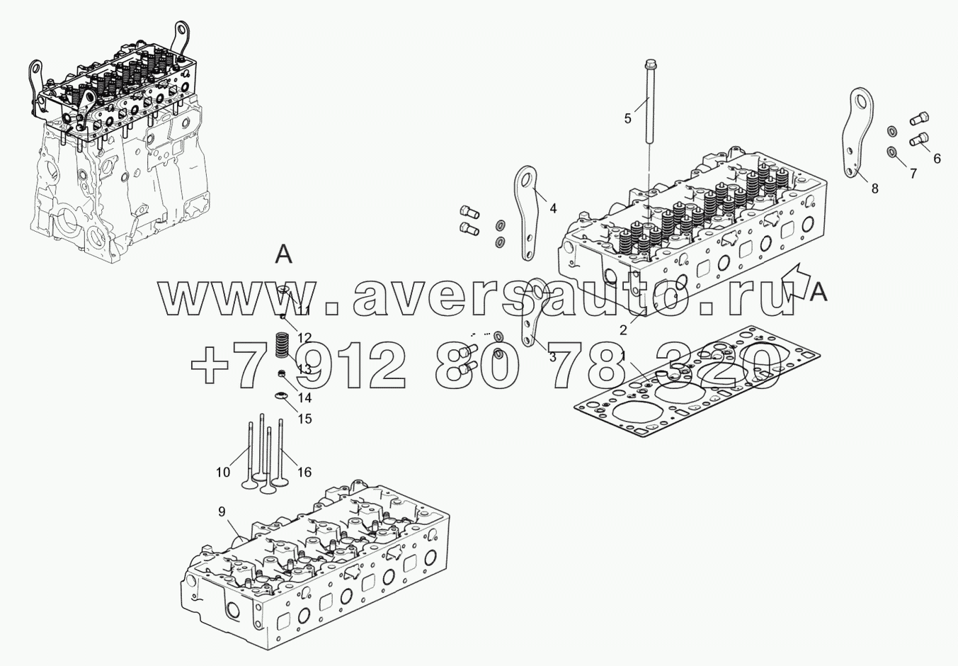 Головка цилиндров 5340-30-100300-010