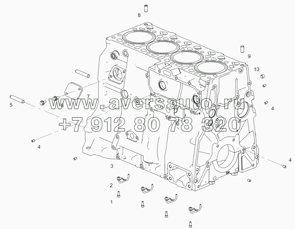 5340.1002010-10 Блок цилиндров