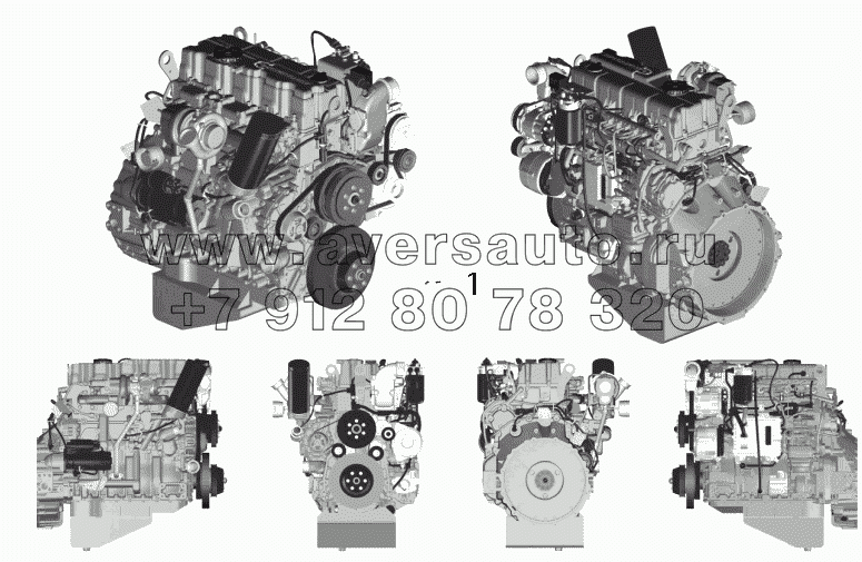 Комплектации и комплекты для сбыта двигателей ЯМЗ-5347-10