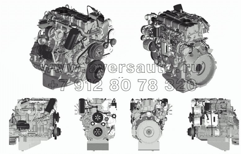 Комплектации и комплекты для сбыта двигателей ЯМЗ-53472-10