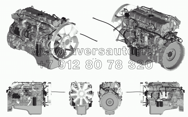 Двигатели ЯМЗ-536-10 в сборе