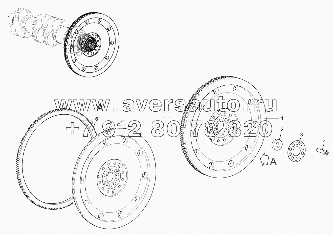 Маховик (для двигателей ЯМЗ-5362, ЯМЗ-536-40) 5362-30-100500-030