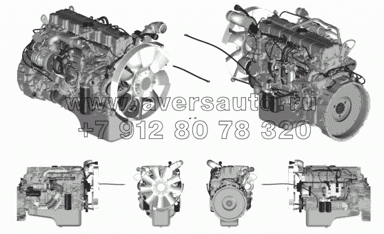 Двигатели ЯМЗ-53602, ЯМ-53622, ЯМЗ-53642