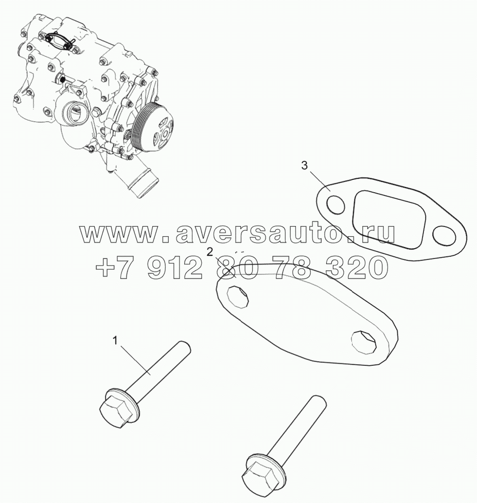 Заглушка слива ОЖ (для двигателей ЯМЗ-53602, ЯМЗ-53622, ЯМЗ-53642) 53441-30-121300-010