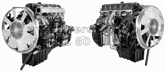 Двигатель ЯМЗ-650.10-01 в сборе. Основная комплектация для автомобилей «Урал»
