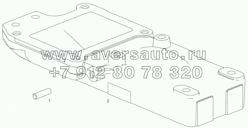 236-1002255-В4 Крышка блока верхняя в сборе
