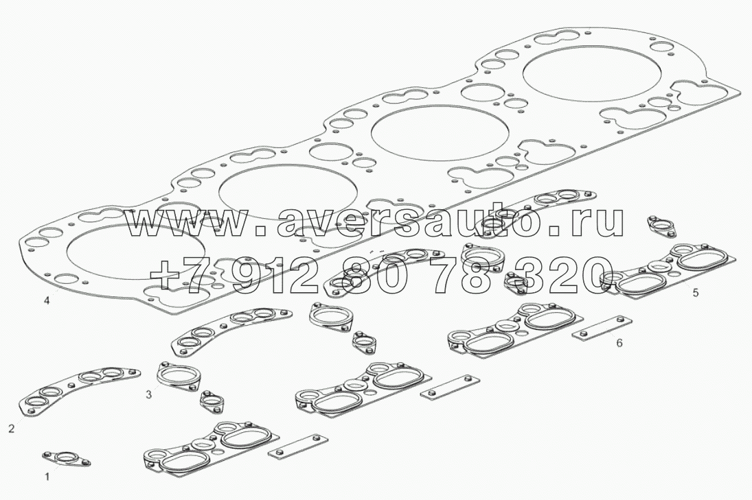 238Д-1003210 Прокладка головки цилиндров
