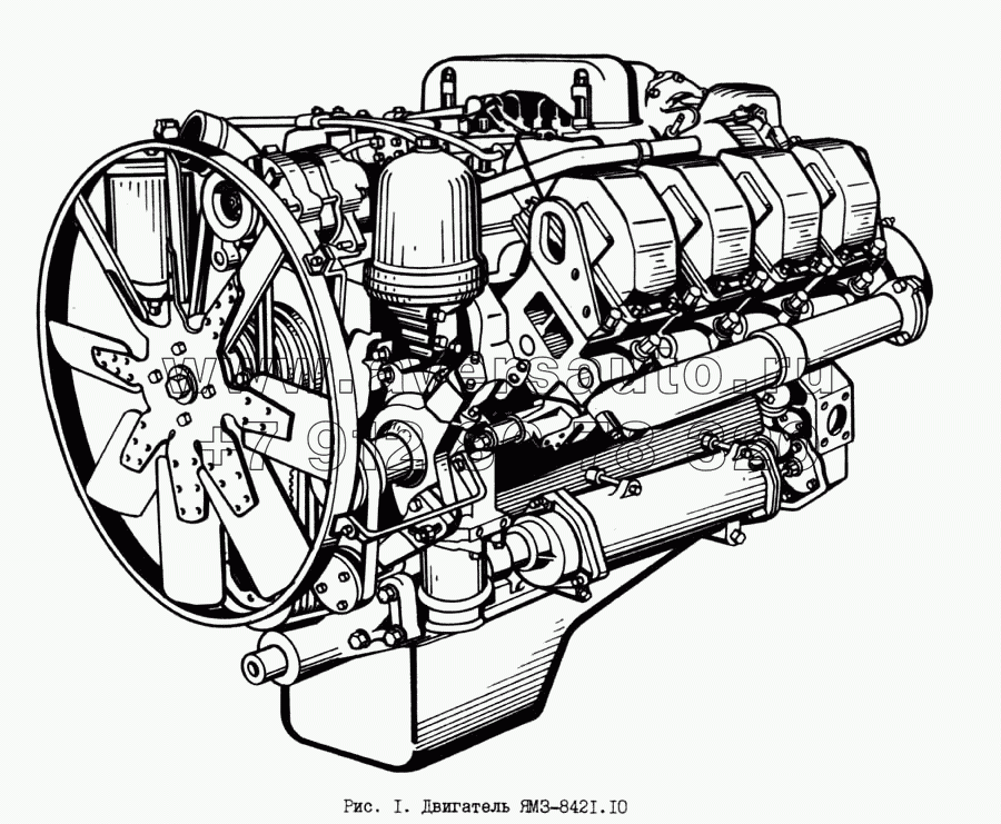 Двигатель ЯМЗ-8421.10
