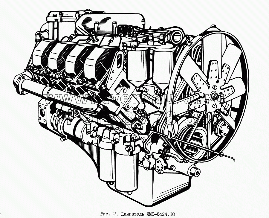 Двигатель ЯМЗ-8424.10