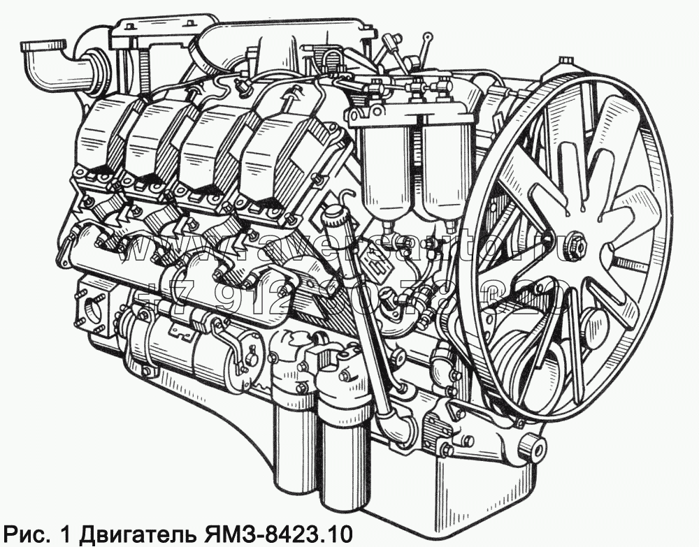 Двигатель ЯМЗ-8423.10