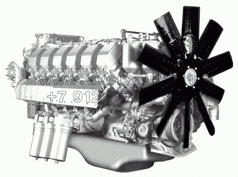 Двигатели ЯМЗ-8502.10, ЯМЗ-8502.10-08, ЯМЗ-8503.10 в сборе