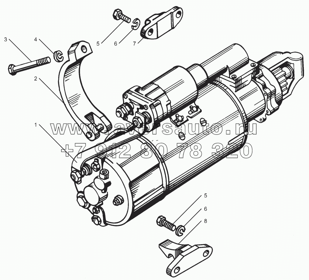 Стартер 2551.3708-20