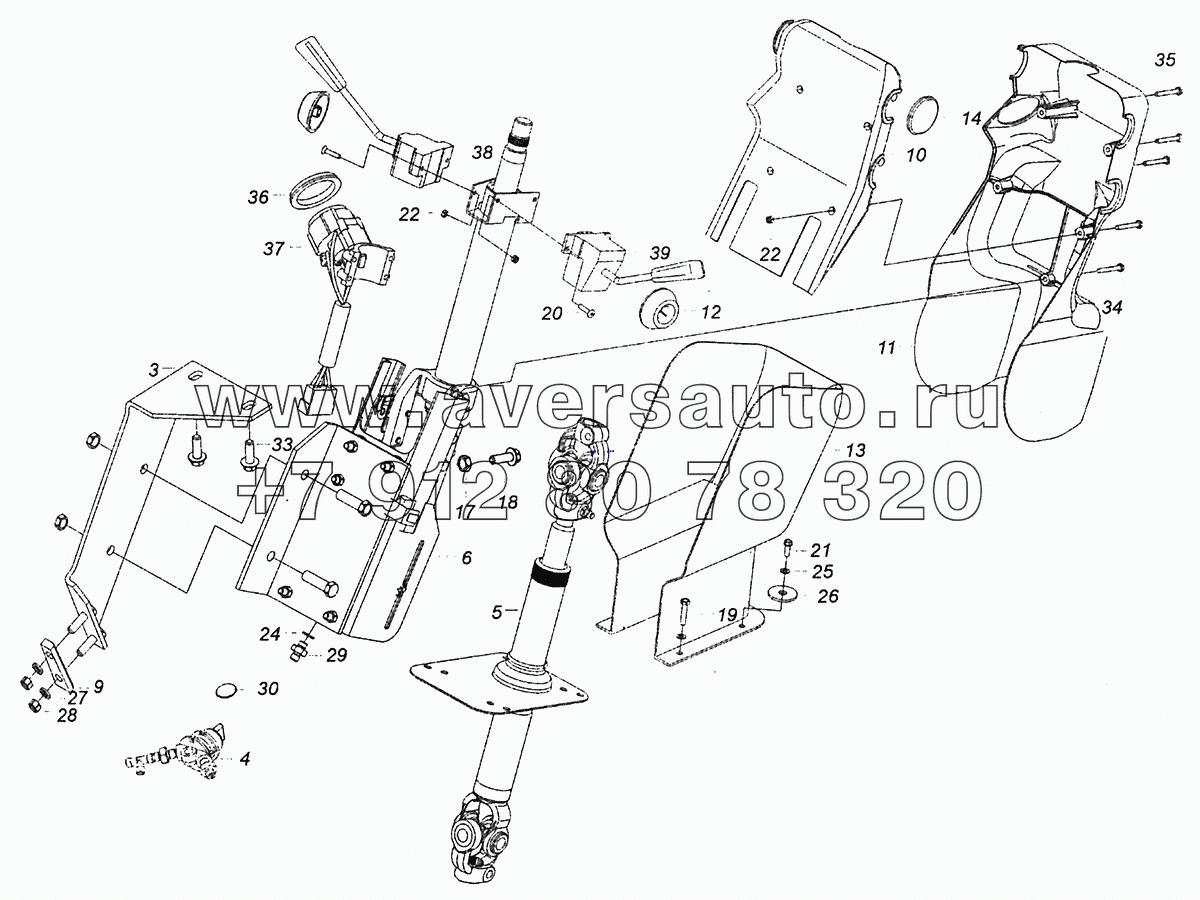 5308-3400014-10 Установка колонки рулевого управления