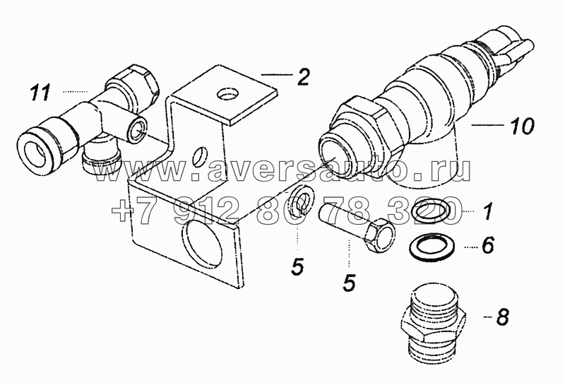 5308-3531010-04 Установка клапана накачки шин