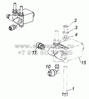 5308-3570009 Клапан электромагнитный в сборе