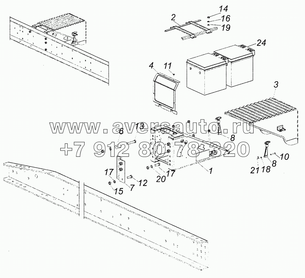 5308-3703001-20 Установка аккумуляторных батарей