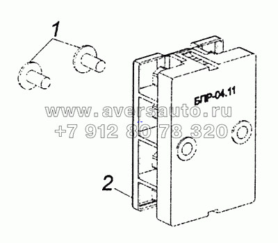 65115-3722002 Установка блока предохранителей