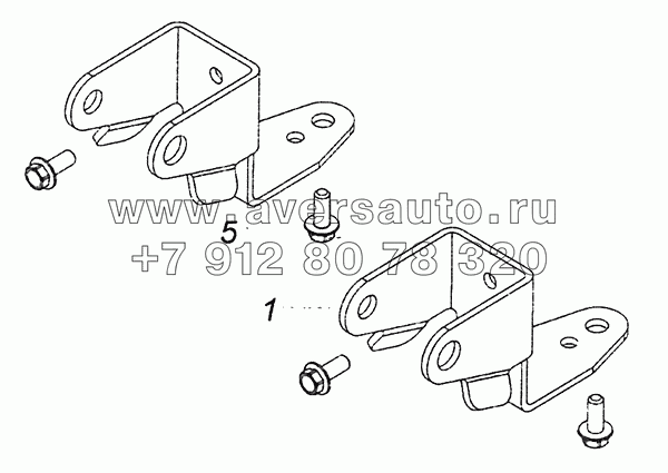 5308-5001005 Установка элементов задней подвески кабины