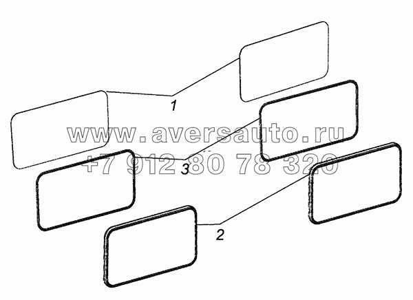 65115-5603005 Установка стекол окна задка