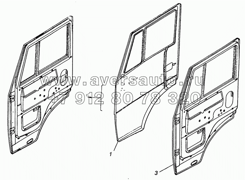 53205-6100014 Дверь правая