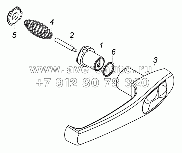 5320-6105150 Ручка двери наружная