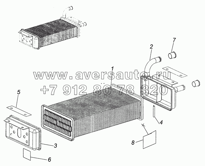 4308-8101060 Радиатор отопителя