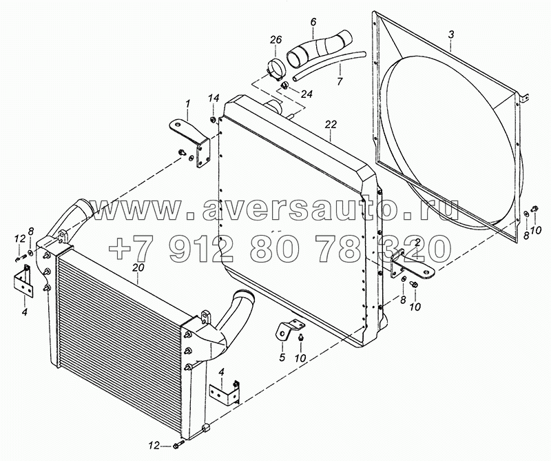 4308-1301005-60 Блок охлаждения