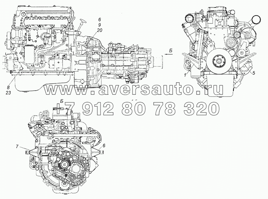 43255-1001000-50 Установка кронштейнов силового агрегата