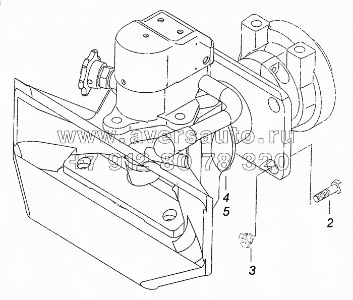 4308-2707001 Установка тягово-сцепного устройства