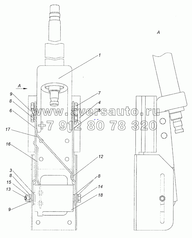 6520-3444008-19 Колонка рулевого управления