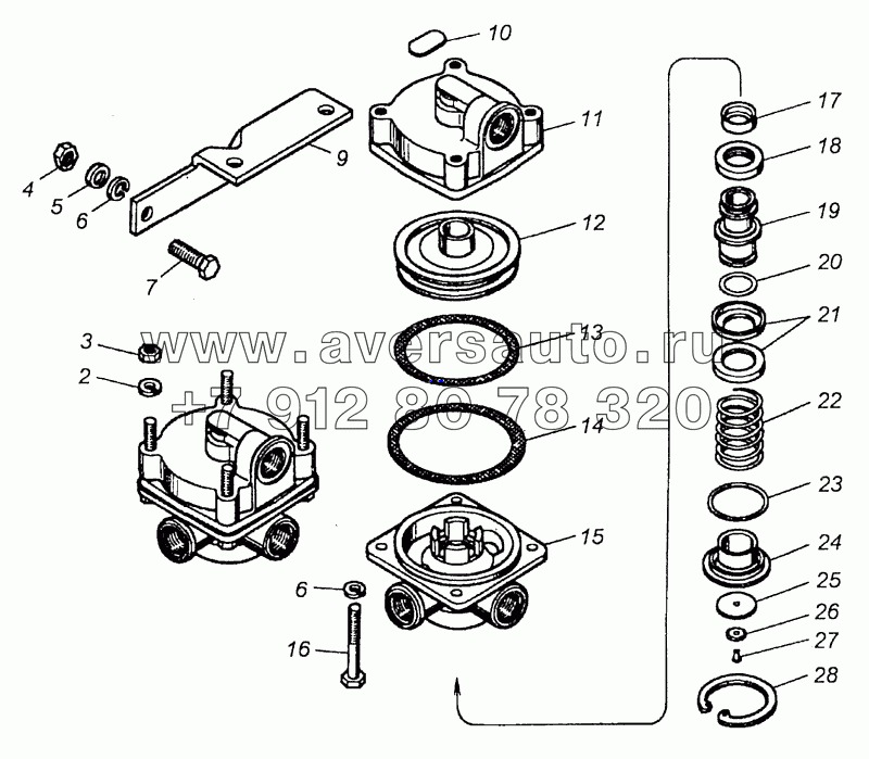 100-3518010-10 Клапан ускорительный