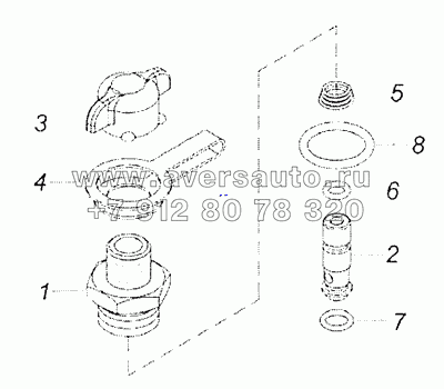 16-3515310 Клапан контрольного вывода