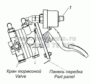 4308-3830005 Установка датчиков указателя давления воздуха