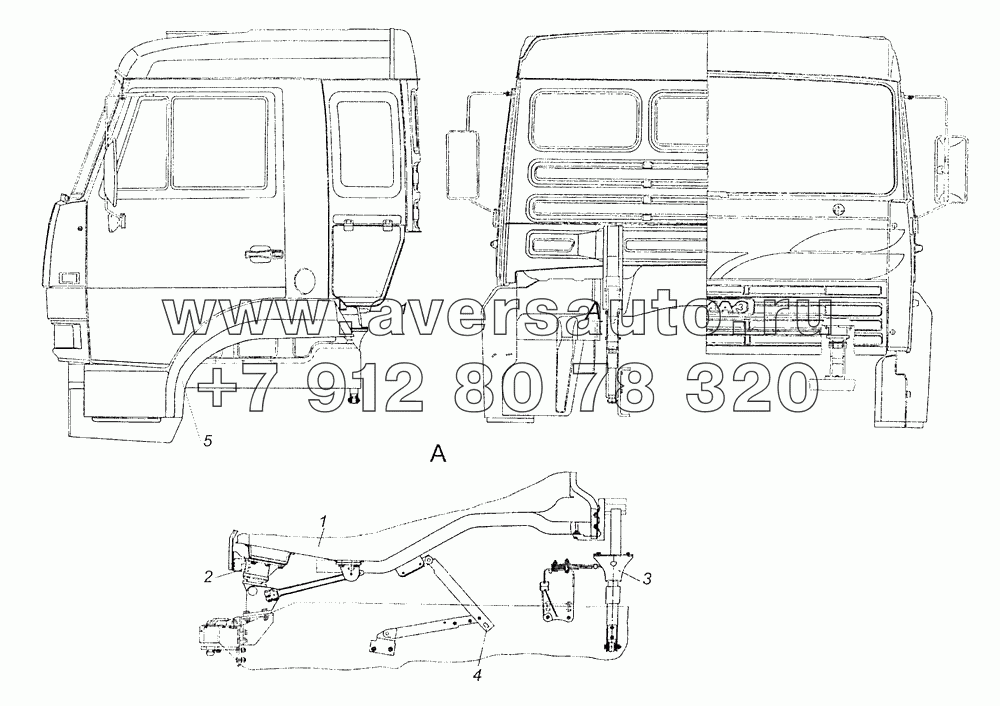 4308-5000006-40 Установка кабины с оперением