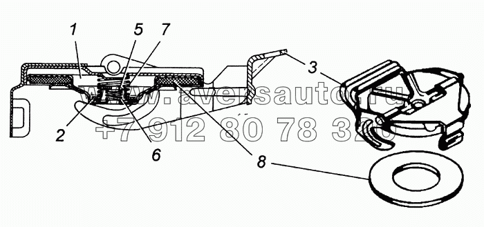 Пробка топливного бака в сборе 5320-1103010-01