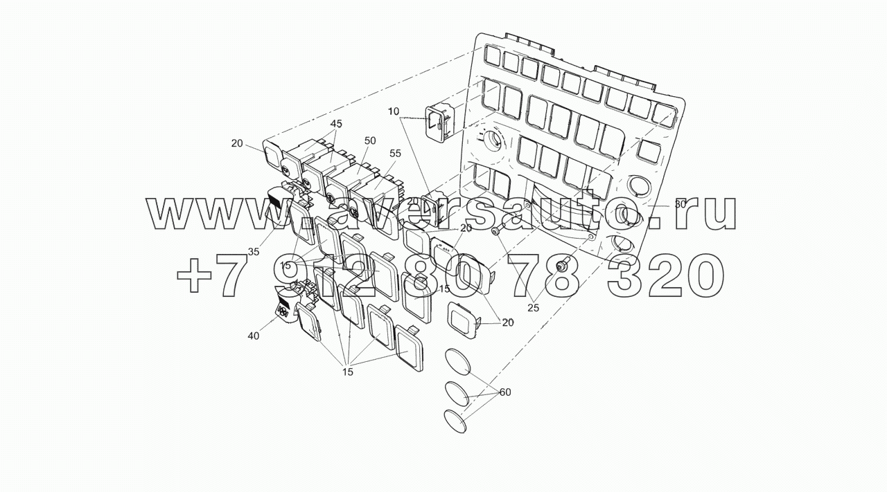  65115-3710001-59 Установка выключателей