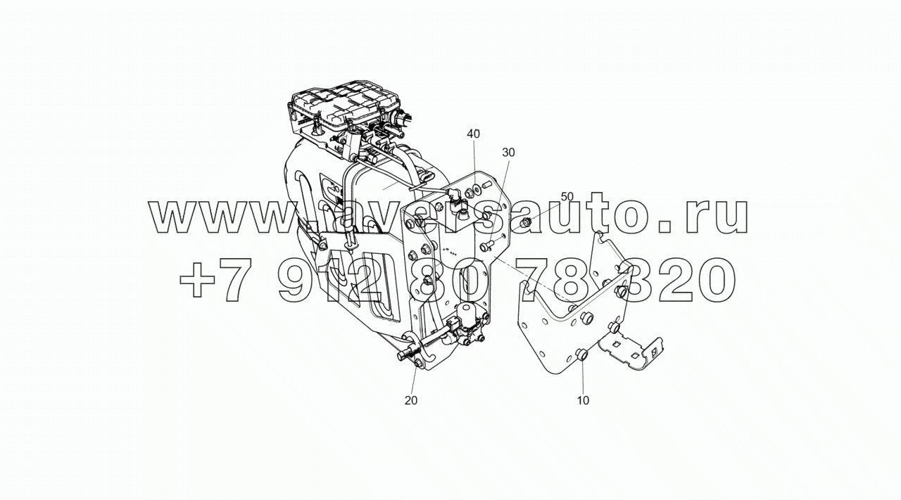  4308-1208002-10 Установка бака нейтрализующей жидкости