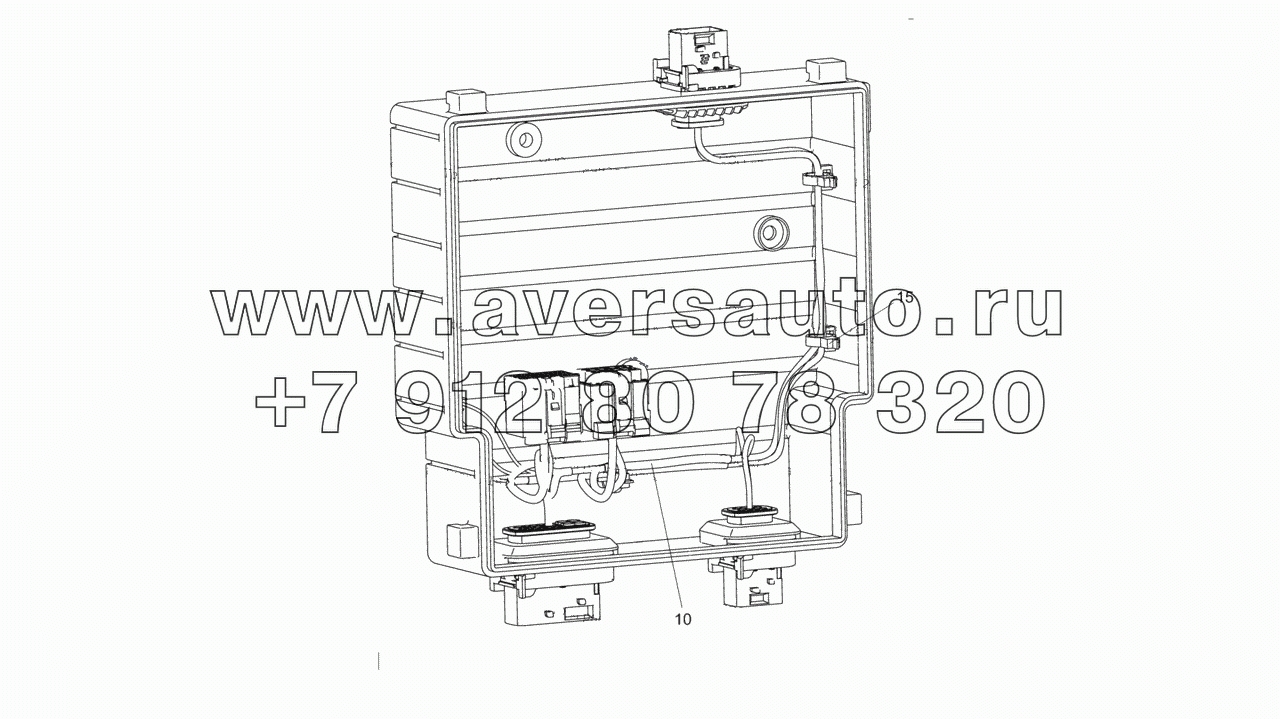  43253-4070221-20 Установка жгута АБС в кожухе